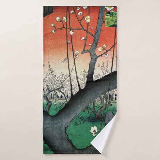 Drijvende krottenboom, Hiroshige Badhanddoek (Badhanddoek)