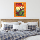 Drijvende krottenboom (Hiroshige) Van Gogh Fine Ar Canvas Afdruk (Insitu (Slaapkamer))