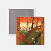 Drijvende krottenboom (Hiroshige) Van Gogh Fine Ar Magneet (Voorkant / Achterkant)