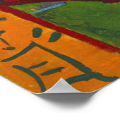 Drijvende krottenboom (Hiroshige) Van Gogh Fine Ar Poster (Hoek)