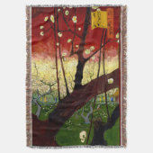 Drijvende krottenboom na Hiroshige door Van Gogh Deken (Voorkant Verticaal)