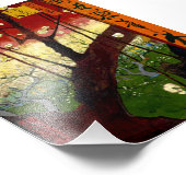 Drijvende krottenboom na Hiroshige door Van Gogh Foto Afdruk (Hoek)