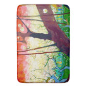 Drijvende krottenboom (na Hiroshige), Van Gogh Badmat (Voorkant Verticaal)