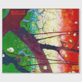 Drijvende krottenboom (na Hiroshige), Van Gogh Cadeaupapier (Vlak)