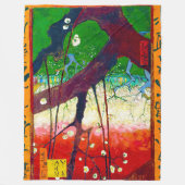 Drijvende krottenboom (na Hiroshige), Van Gogh Fleece Deken (Voorkant)