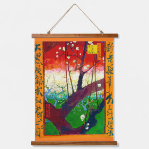 Drijvende krottenboom (na Hiroshige), Van Gogh Hangend Wandkleed