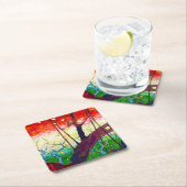 Drijvende krottenboom (na Hiroshige), Van Gogh Kartonnen Onderzetters (Insitu)