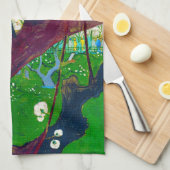 Drijvende krottenboom (na Hiroshige), Van Gogh Theedoek (Quarter Fold)