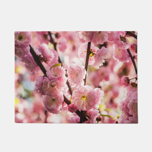 Drijvende kruimel - Roze paradize Deurmat (Voorkant)