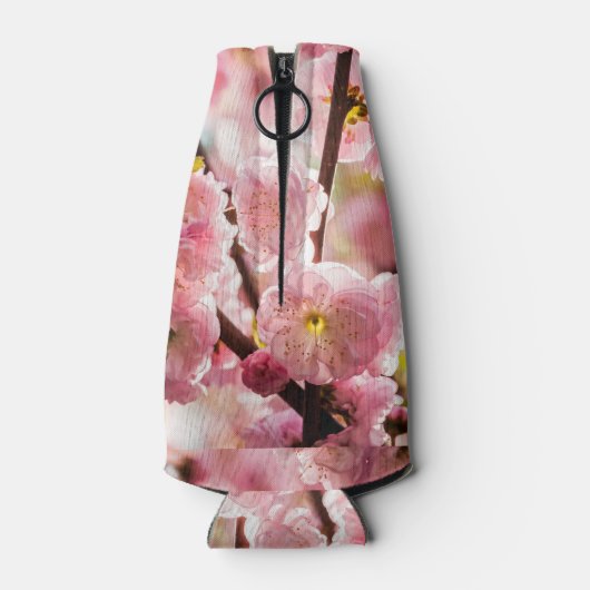 Drijvende kruimel - Roze paradize Flesjeskoeler (Achterkant)