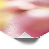 Drijvende kruimel - Roze paradize Foto Afdruk (Hoek)