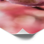 Drijvende kruimel - Roze paradize Perfect Poster (Hoek)