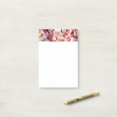 Drijvende kruimel - Roze paradize Post-it® Notes (Op bureau)