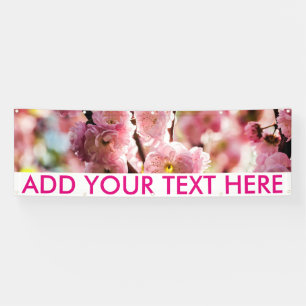Drijvende kruimel - Roze paradize Spandoek