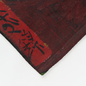 Drijvende kruimelboom na Hiroshige door Van Gogh Fleece Deken (Hoek)