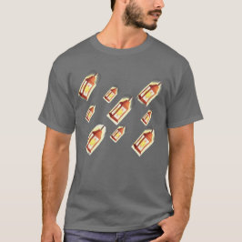 Drijvende Lantaarn Gloeiend Patroon Gezellig Aesth T-shirt