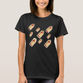 Drijvende Lantaarn Gloeiend Patroon Gezellige Aest T-shirt (Voorkant)