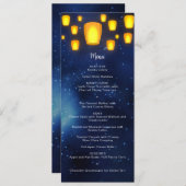 Drijvende Lantaarns bruiloft speciale gelegenheid  Kaart (Voorkant / Achterkant)