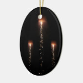 Drijvende lantaarns keramisch ornament (Links)