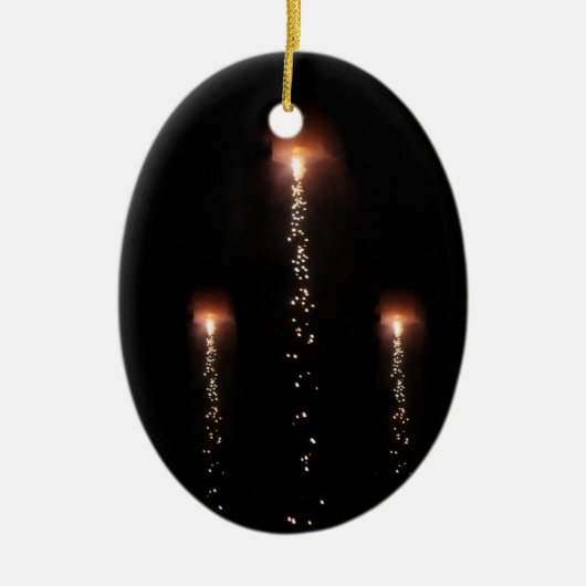 Drijvende lantaarns keramisch ornament (Voorkant)