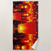 Drijvende Lantaarns van Hoop Ontwerp Strandlaken (Voorkant)