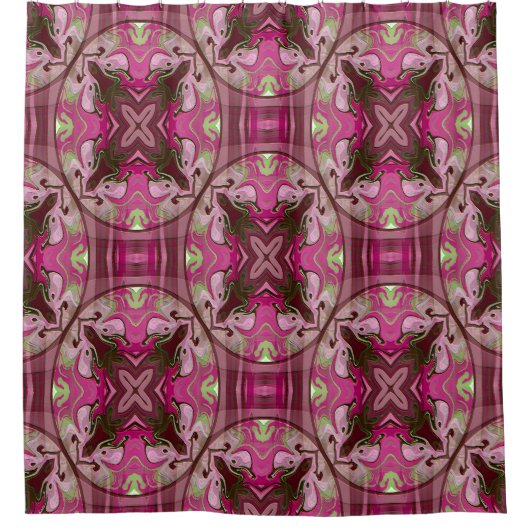 Drijvende lellen..... douchegordijn (Voorkant)