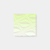 Drijvende Lemon Wave-ontwerp Post-it® Notes (Voorkant)