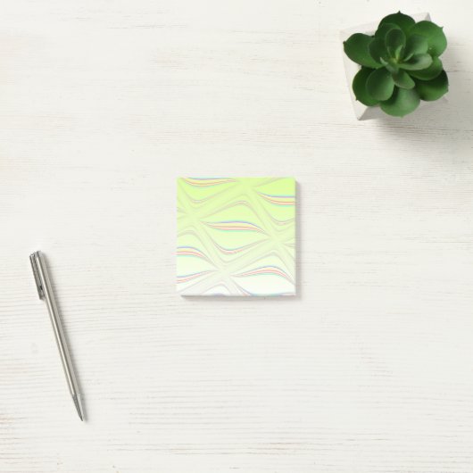 Drijvende Lemon Wave-ontwerp Post-it® Notes (Kantoor)