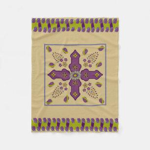 Drijvende lente van het eierlintje van het Leven Fleece Deken