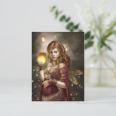 Drijvende lichten briefkaart (Staand voorkant)