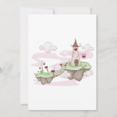 Drijvende Liefde Kasteel Illustratie Romantische F Kaart (Voorkant)