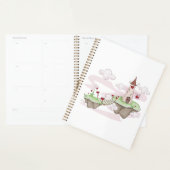 Drijvende Liefde Kasteel Illustratie Romantische F Planner (Display)