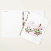 Drijvende Liefde Kasteel Illustratie Romantische F Planner