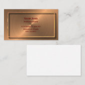 Drijvende lijst, gepersonaliseerd visitekaartje (Voorkant / Achterkant)