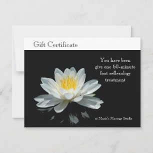 Drijvende Lotus Flower Certificate