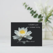 Drijvende Lotus Flower Invitation Kaart (Staand voorkant)