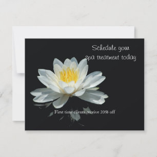 Drijvende Lotus Flower Invitation Kaart