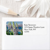 Drijvende Lupine Nieuw-Zeeland Etiket (Insitu)