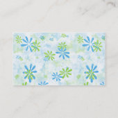 Drijvende mammie-kaart contactkaartje (Achterkant)