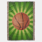 Drijvende mandje voor basketbalontwerp deken (Voorkant Verticaal)