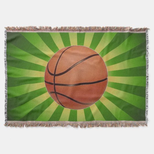 Drijvende mandje voor basketbalontwerp deken (Voorkant)