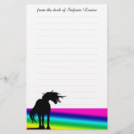 Drijvende mannetjes, eenduidig met regenboog briefpapier (Voorkant)