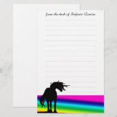 Drijvende mannetjes, eenduidig met regenboog briefpapier (Voorkant / Achterkant)