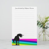 Drijvende mannetjes, eenduidig met regenboog briefpapier (Staand voorkant)