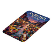 Drijvende Markt Amphawa Thailand Magneet (Linkerzijde)