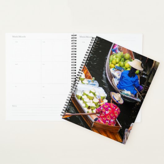 Drijvende markt in Bangkok Planner (Display)