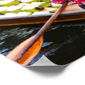 Drijvende markt in Bangkok Poster (Hoek)