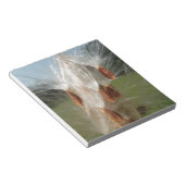 Drijvende Milkweed Seeds Art Print/Graphic Notitieblok (Schuin)