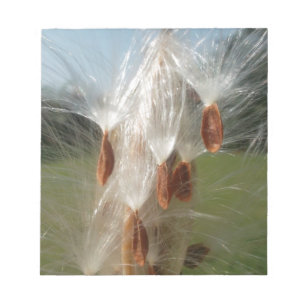 Drijvende Milkweed Seeds Art Print/Graphic Notitieblok