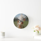 Drijvende Milkweed Seeds Art Print/Graphic Ronde Klok (Huis)